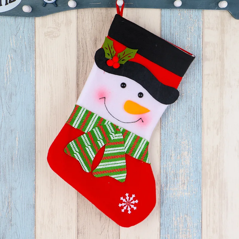 Рождественский подарок, рождественский чулок, рождественские подарочные держатели, рождественские носки на камин, украшения, большой Рождественский носок для хранения конфет