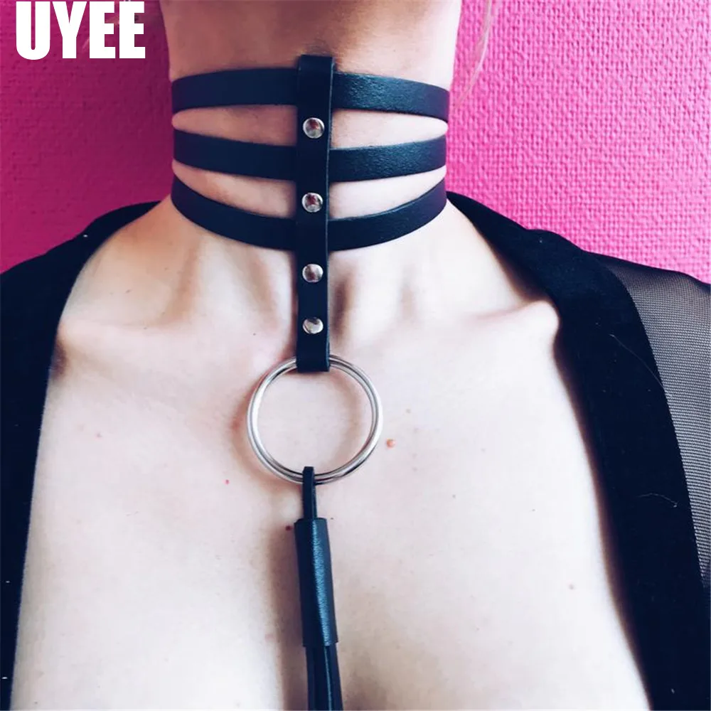 UYEE женские подтяжки для тела Связывание кожа жгут белье Харадзюку Готический подвязка пояс для женщин дамы жгут тела жгут