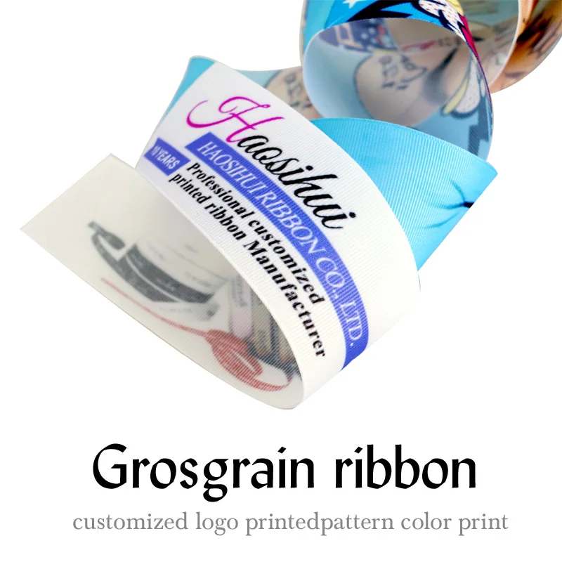 

Custom Ribbons Tapes Designs Hair Accessories for Christmas 10yard/lot