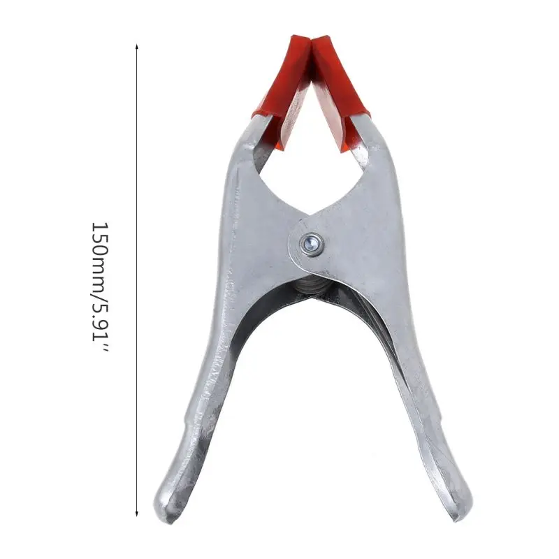 6" Metal Spring Clamp Type A Grip Clip For Woodworking DIY Craft Repair Hand Tool