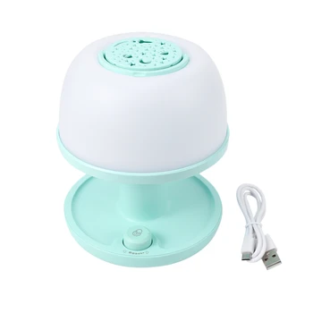 

Round Star Night Light, USB Charging, Adjustable, Bedroom Children with Sleeping Lights, Projection Atmosphere Light,Green