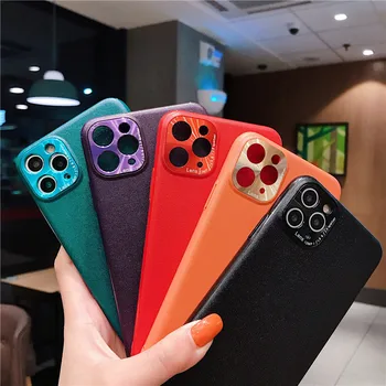 

Sinzean 100pcs Pure Color Leather Case for Huawei P40 Pro/P40 lite/P30 Pro Camera Hole Protective Back Case For Mate 30 Pro
