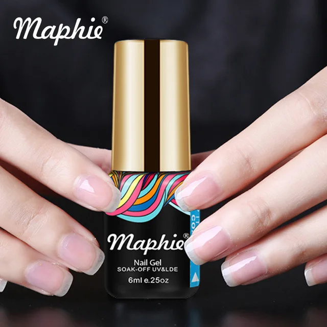 TOP COAT Maphie трещина Гель-лак замочить от УФ/светодиодный 8 цветов трещина эффект нужно использовать с цветным гелем трещина гель длительного действия Гель-лак - Цвет: TOP COAT