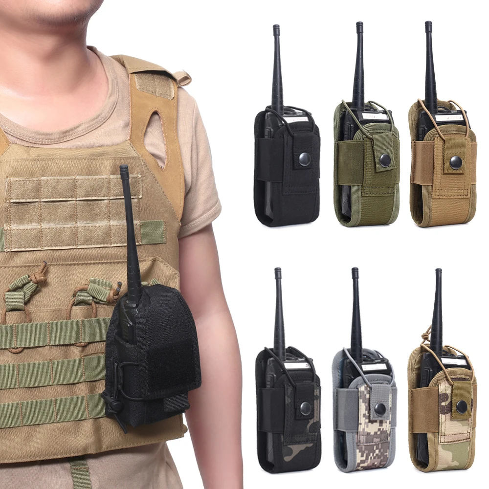 Bag-Holder Pocket-Bag Radio-Pouch Walkie-Talkie Hunting-Magazine Molle Military Airsoft Tactical