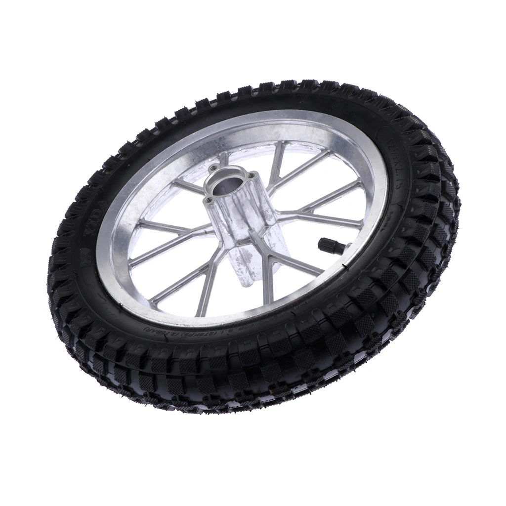 Front Tire Assembly Replacement 12.5 - 2.75 Rear - Mini Bike Scooter Motorcycle Wheel Rim Hub With Tire
