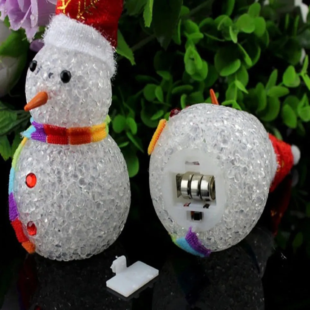 Onaments Merry Christmas украшение дома подарок Детская игрушка светящийся Снеговик счастливый дропшиппинг Jun6