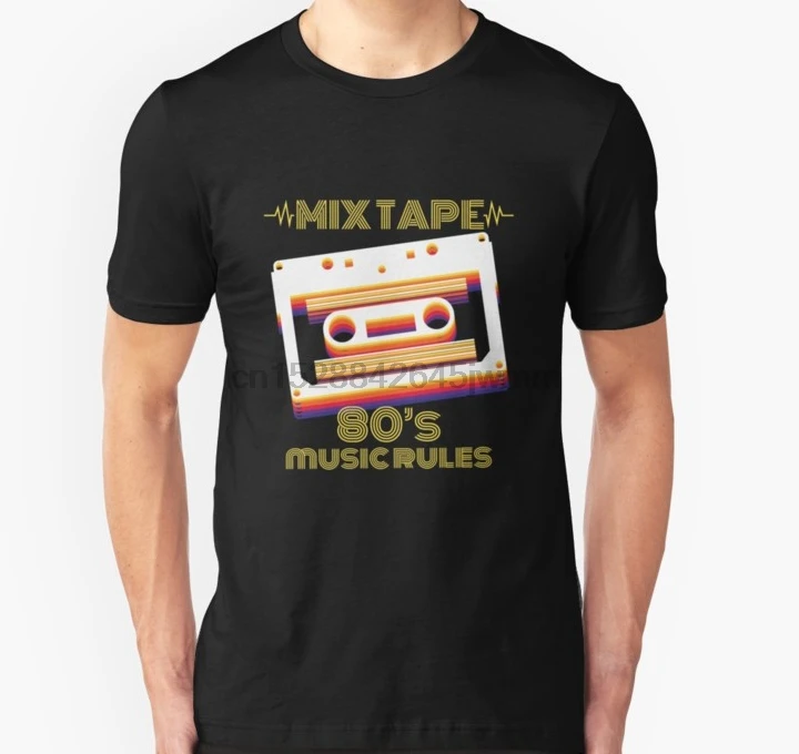 

Men tshirt 80s cassette Unisex T Shirt Printed T-Shirt tees top