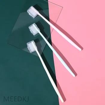 

Macaron bamboo charcoal toothbrush Japanese style small head fine soft toothbrush soft hair care toothbrush