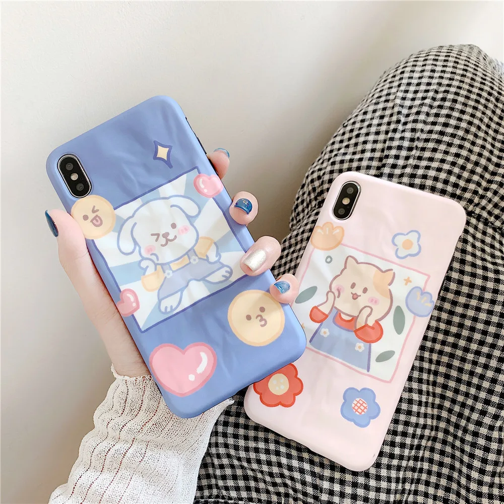 Обновленный чехол для телефона с кошкой и собакой i11 iPhone 11 Pro MAX XS X XR милый