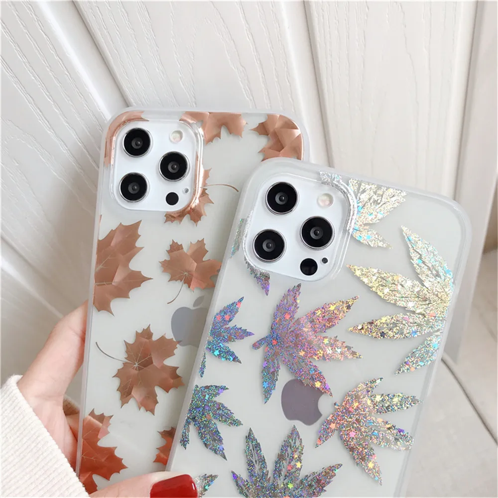 iphone 13 pro max cover LUPWAY Vintage Gold Foil Phone Case For iPhone 13 11 Pro Max 7 8 Plus 12 Pro XS Max X XR XS Max SE Clear Leaf Fundas Back Cover iphone 13 pro max clear case