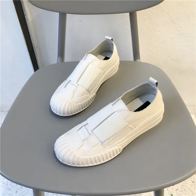 Zapatillas mujer; женские кроссовки; scarpe donna; простые женские туфли на плоской подошве; chaussures femme; модная женская обувь; Повседневная обувь без шнуровки - Цвет: Бежевый