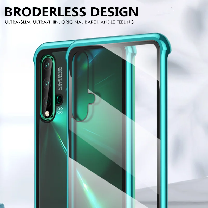OMEVE для huawei Nova 5T чехол Nova 5 чехол с металлической окантовкой прозрачный чехол из закаленного стекла для huawei Nova5T 5 чехол для телефона s