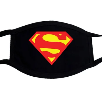 

Iron Man The Avenger Superman Stampato Maschera Cotone Unisex Nero Casual Caldo Inverno Divertente Maschera lavabile Antipolvere