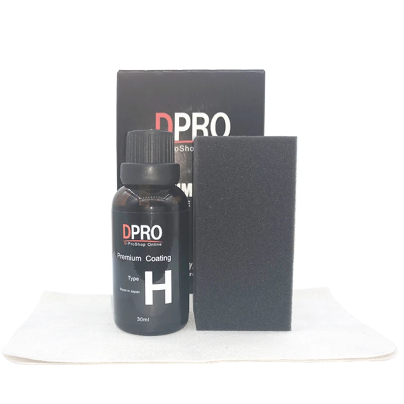Car Paint Care Polish Nano Ceramic Auto Coating Anti-Scratch 9H Crystal Liquid Glass Hydrophobic Kit 30ml