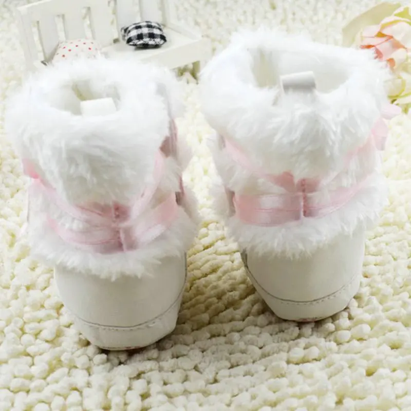 Детские 0-18 месяцев новые зимние детские Ботинки Толстая Теплая обувь с хлопковой подкладкой замшевые ботинки с пряжкой для мальчиков и девочек зимние ботинки для мальчиков