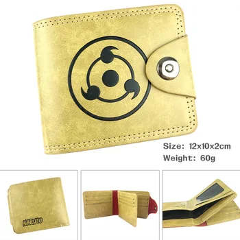 

Naruto, yuzhibo, weasel, wheel eye, sky shine, wheel embossed leather wallet, wood leaf head with anime surrounding