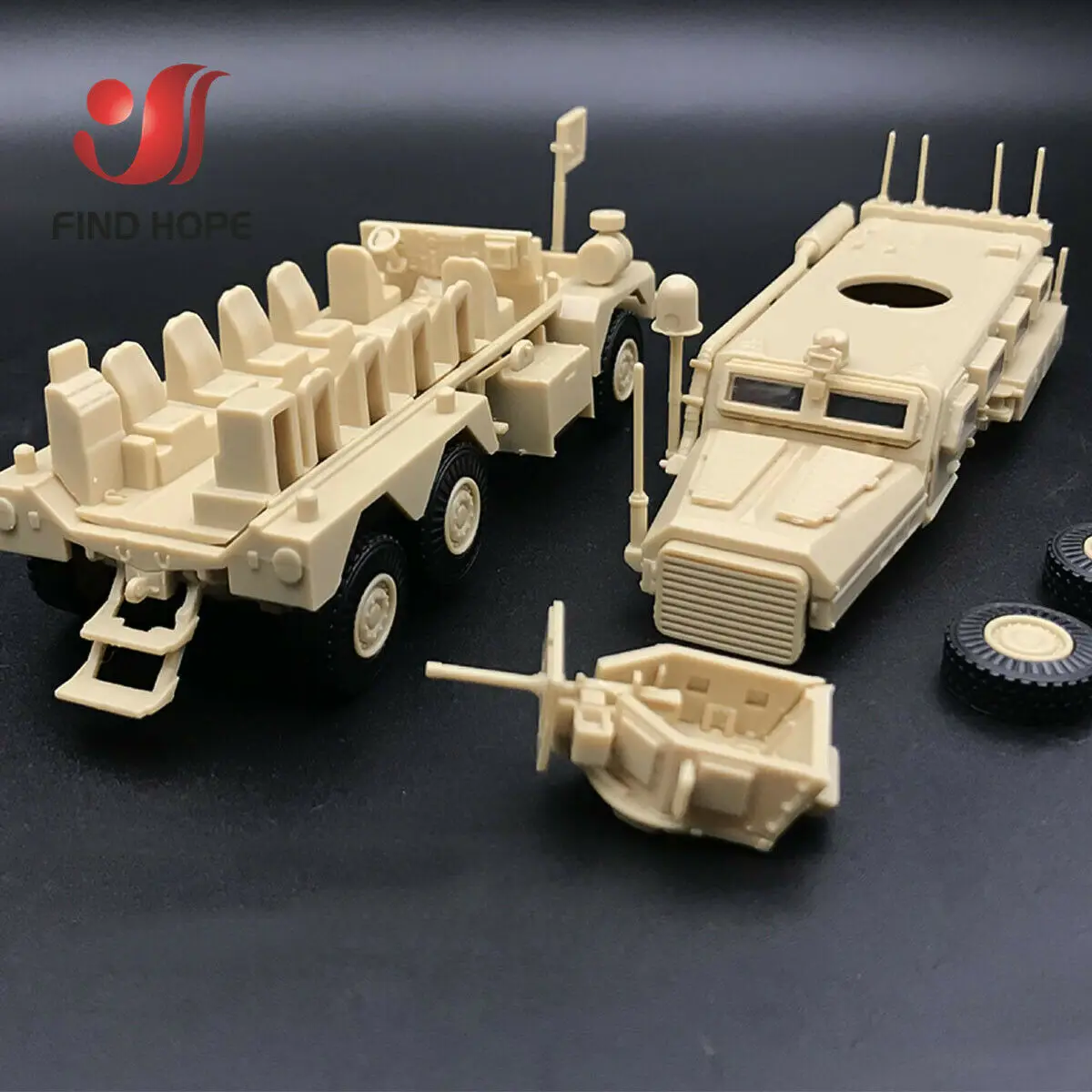 1/72 американская армейская Cougar 6x6 Mrap машина американская современная Военная Сборная модель-комплект для фигурки