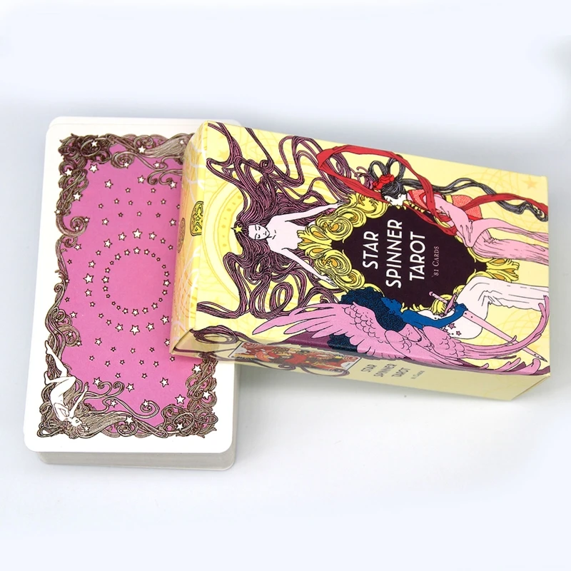 

81 Cards Deck Star Spinner Tarot Full English Oracle Card Fun Party Board Game 124F