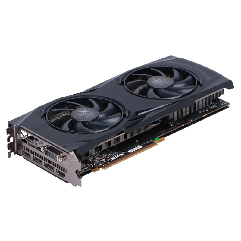 Видеокарты XFX RX 480 8GB видеокарты AMD Radeon RX480 8GB видеокарты на экран GPU PUBG Настольный ПК Видеокарта PUBG игровая карта не для майнинга
