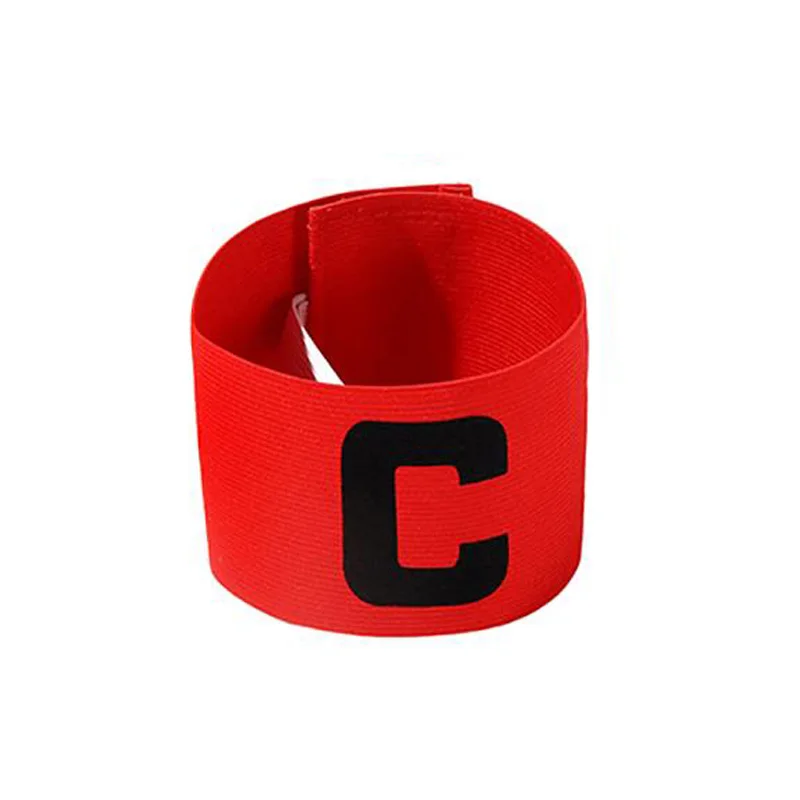 thumbnail image 1 of 1 pieza de brazalete con la palabra C del capitán del partido de fútbol, marcador de pasta para el líder del equipo, palabra C, nailon flexible para accesorios deportivos de fútbol unisex, 1 of 5