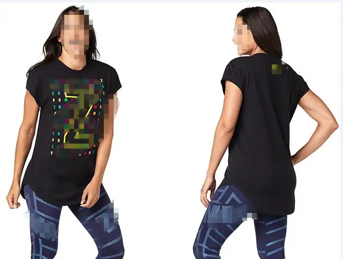 T411 black FIT FUNKY женская Трикотажная хлопковая одежда спортивный жилет для бега одежда футболки Топы T411 - Цвет: T411 black