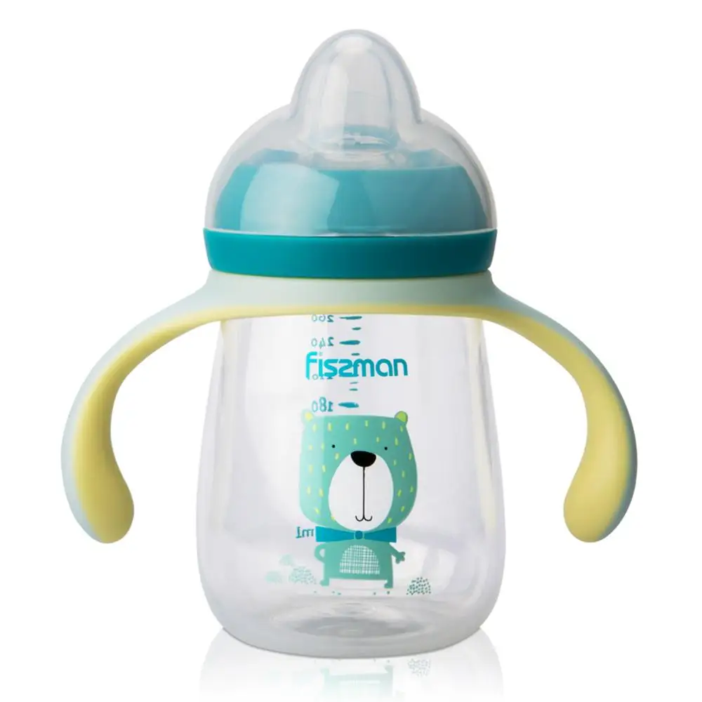 Fissman 260 мл Детская Бутылочка для воды для кормления BPA обучающая чашка-непроливайка - Цвет: Model 6908