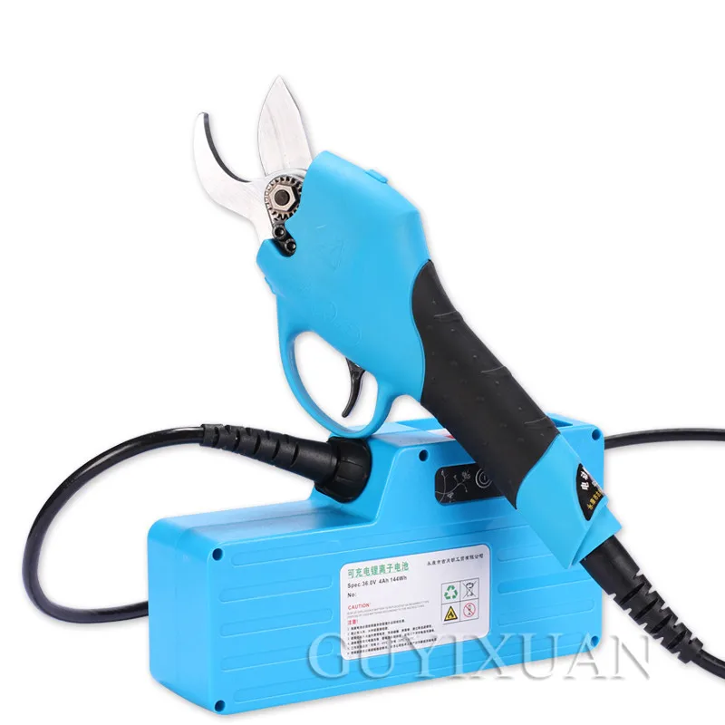 36V electric fruit tree scissors pruning shears garden high branch scissors charging branch scissors