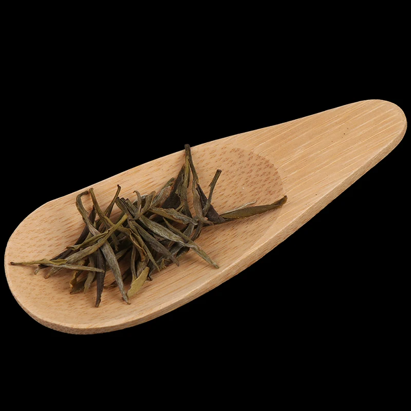 

1PC Melon Seed Shape Drop-shaped Handmade Mini Bamboo Tea Scoops Kung Fu Tea Spoon