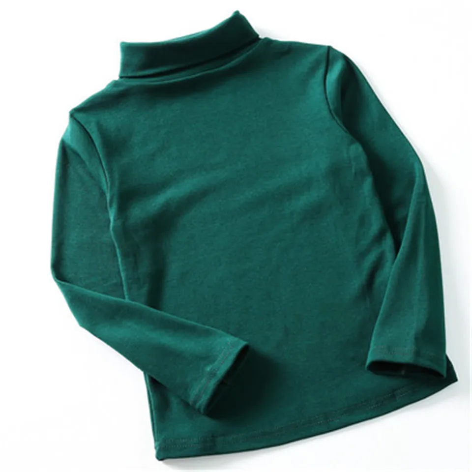 Осень 2020 новые блузки для девочек хлопковая серая школьная блузка с длинным