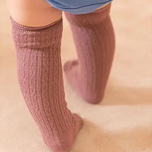 Г. Новые брендовые Гольфы принцессы для маленьких девочек милые хлопковые Дышащие носки для малышей милые носки для девочек - Цвет: Фиолетовый