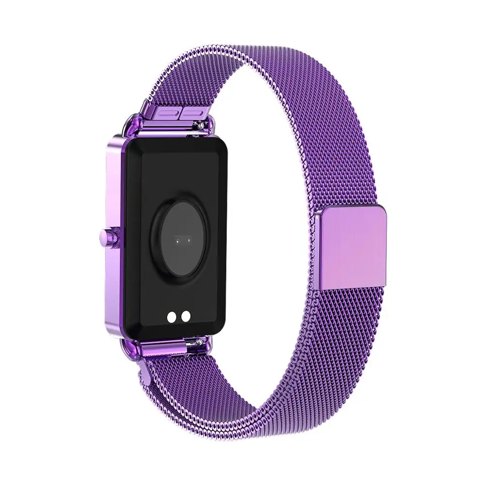 purple Умный Браслет A88, водонепроницаемый монитор сердечного ритма, кровяного давления, спортивный фитнес-трекеры, здоровье, носимая технология - Цвет: purple