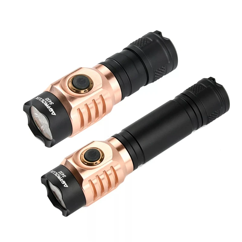 Astrolux S43S 4x XP-G3/Nichia 219C 2100 люмен Мини Портативный EDC 18350 18650 светодиодный фонарик боевой топор водонепроницаемый