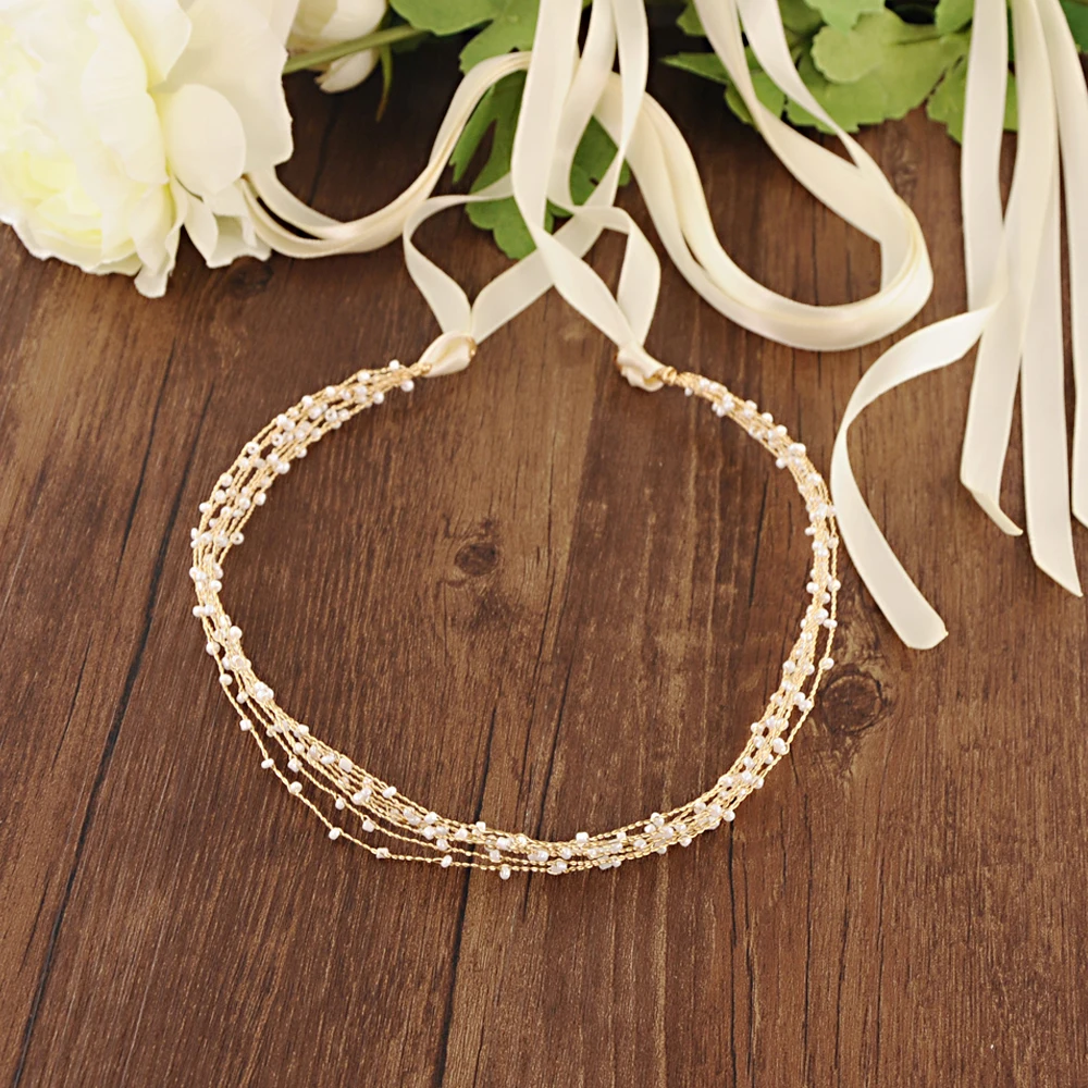 ivory ribbon TRiXY SH28 Элегантные Свадебные ремни с жемчугом свадебные пояса для вечерние платья Свадебные аксессуары Свадебный Пояс свадебные пояса - Цвет: ivory ribbon