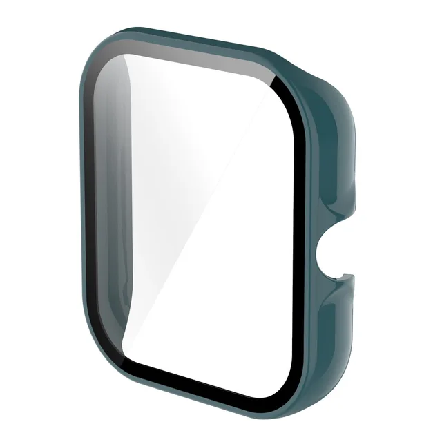 PC Protective Case + Screen Protector for Huami Amazfit GTR3 GTR 3 Pro GTS3 GTS 3 Cover with Tempered glass Smart Watch Shell Green