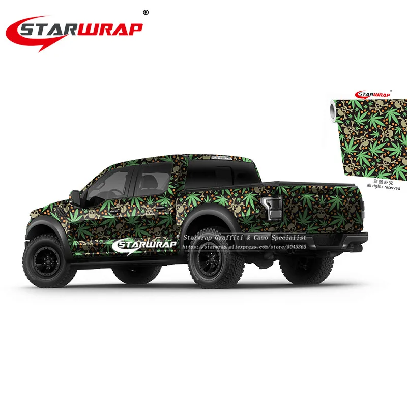 262 Star wrap 6 видов камуфляжная виниловая пленка камуфляжная Автомобильная обертка пленка для стайлинга автомобиля велосипед компьютер ноутбук скутер мотоцикл - Название цвета: 262
