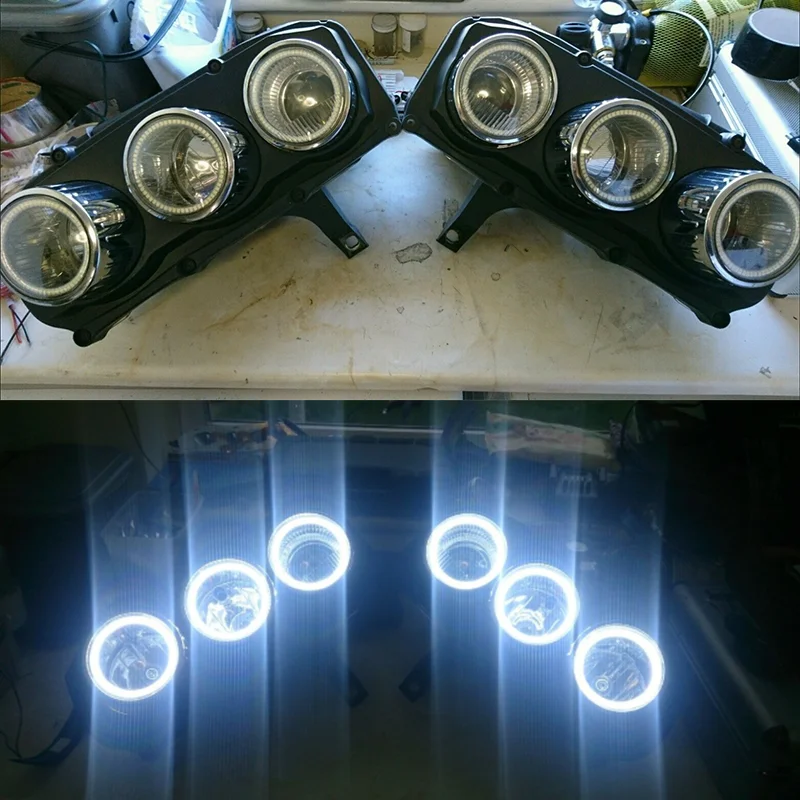 Для Alfa Romeo 159 2005-2011 Smd комплект светодиодов «глаза ангела» отличное Ультра яркое освещение DRL автомобильный Стайлинг дневные ходовые огни