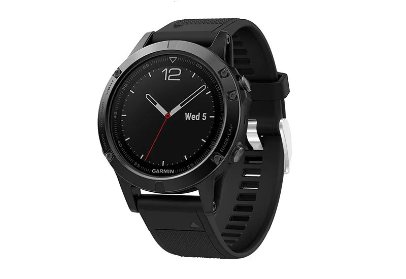 26 22 20 мм ремешок для Garmin Fenix 5X5 5S Plus 3 3 HR Forerunner 935 часы Quick Release силиконовые легко подходят ремешок на запястье