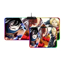 Mairuige Best-selling Dragon Ball Series USB Mouse Pad RGB LED Lighting Desktop Computer Game Keyboard Pad