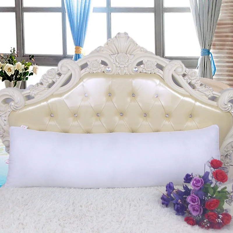 Длинная Подушка 1800 г, внутренняя белая подушка для тела, Прямоугольная подушка для сна, подушка для дома, спальни, белые постельные принадлежности