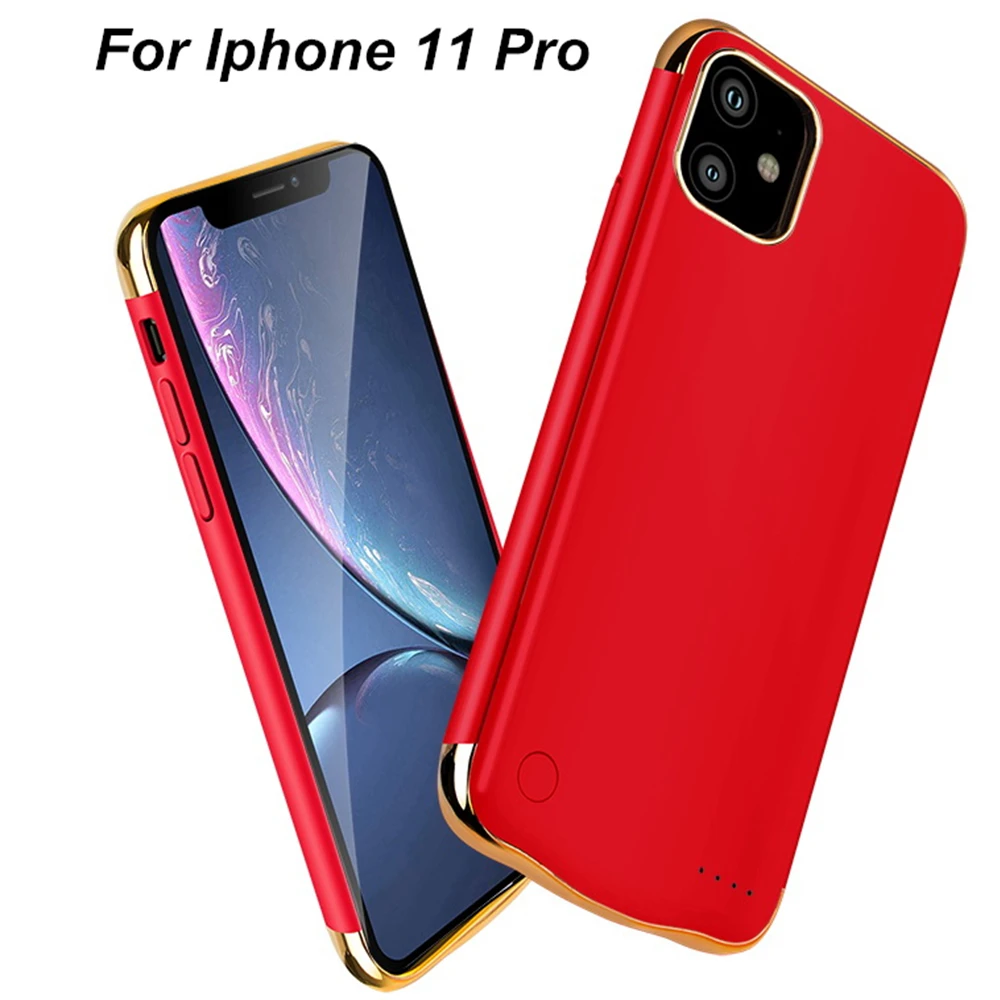 5500 мАч для Iphone 11 Pro Чехол для зарядного устройства умный силикагелевый Материал чехол для аккумулятора power Bank