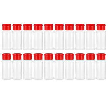 

20Pcs Spice Salt Pepper Shakers Seasoning Powder Bottle Salt Storage Jar Kitchen Seasoning Box Container Kitchen Tools