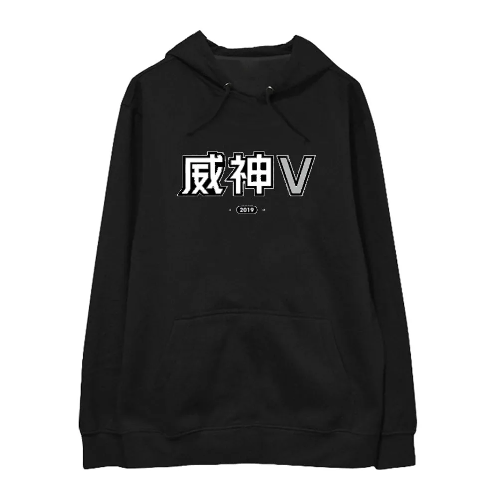 Thin Black KPOP NCT WayV альбом толстовка с капюшоном в стиле хип-хоп Повседневная Свободная одежда с капюшоном пуловер печатные толстовки с длинными рукавами WY1163 - Цвет: Thin Black