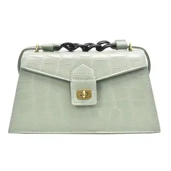 

MOJOYE Women Classic PU Leather Shoulder Crossbody Bag Fashion Solid Color Messenger Bag Handbag Elegant Ladies Shopping Satchel