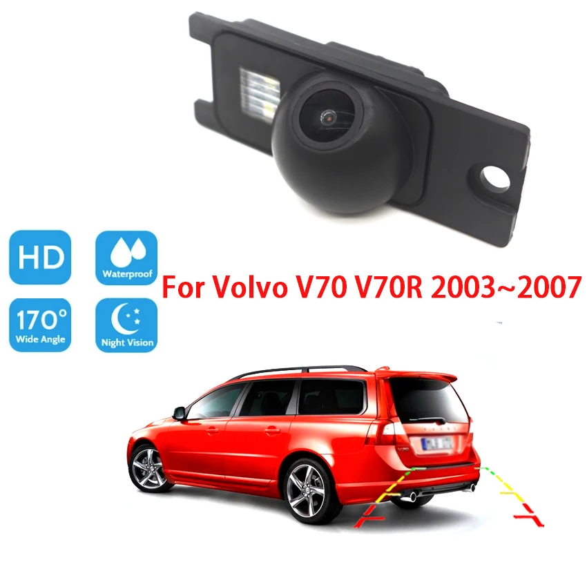 Резервная камера заднего вида для Volvo V70 V70R 2003 2004 2005 2006 2007 CCD Full HD ночного видения