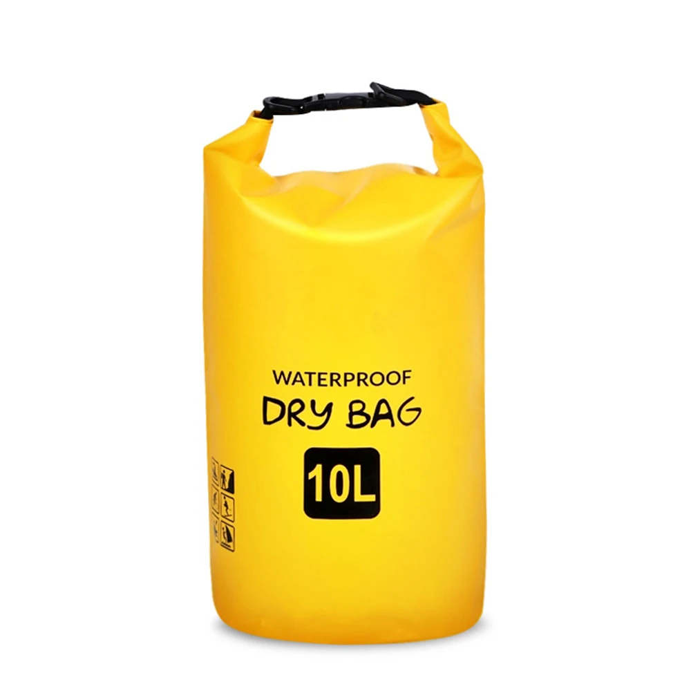 Yellow 20L 20л наружные сумки для серфинга Водонепроницаемый Пляжный водонепроницаемый мешок для купания сумка ПВХ Дрифт воды сумка двойной наплечный карман чехол DB001 - Цвет: Yellow 20L