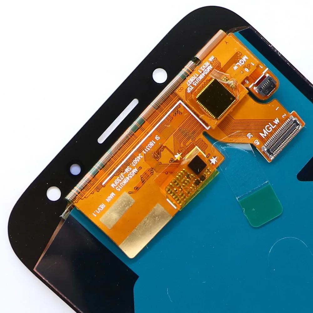 Супер AMOLED lcd для Samsung Galaxy J7 j730 J730F телефон ЖК-дисплей кодирующий преобразователь сенсорного экрана в сборе Контроль яркости