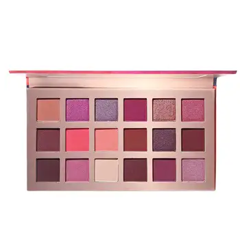 

18 Colors Fashion Eyeshadow Palette Makeup Highly Pigmented Shimmer and Matte Blendable Waterproof Long Lasting Eye Shadow