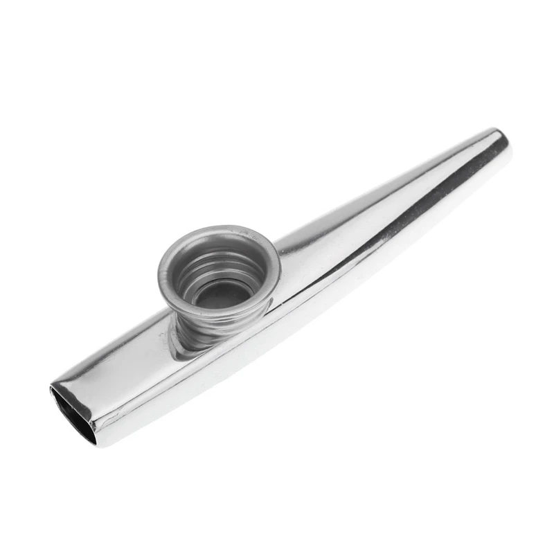 Kazoo алюминиевый сплав металл с 5 шт Подарочная диафрагма для флейты для детей меломанов