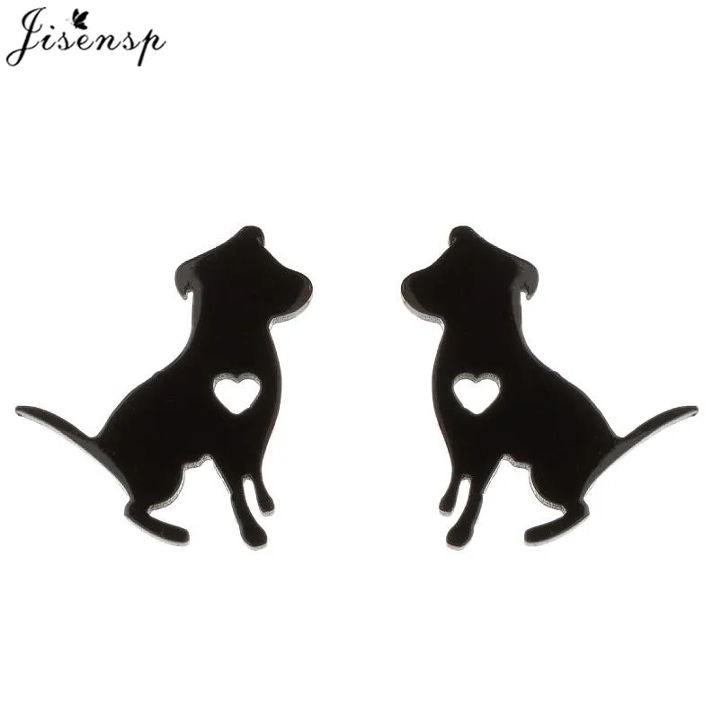 Mehrere Cartoon-Tier-Ohrringe für Damen und Mädchen, kleiner Edelstahl, Chihuahua-Hund, Katzenpfoten-Ohrring, 2025, modische Herren-Ohrstecker – Detail 18