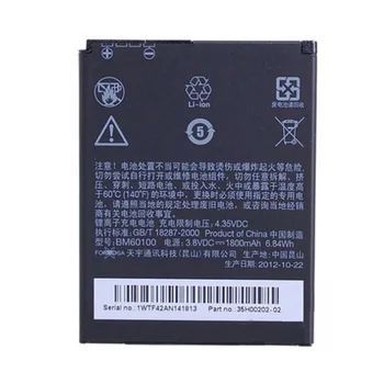 

Original High Quality BM60100 Battery For HTC ONE SV Desire 400 500 600 T528W T606W 608T 608W 609D 5088 5060